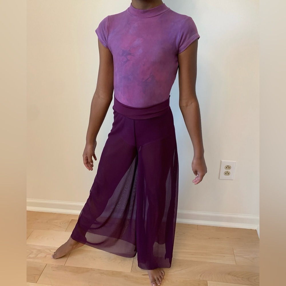 Purple tie dye costume CM